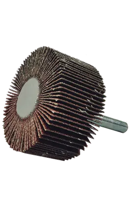 Rueda flap con vástago