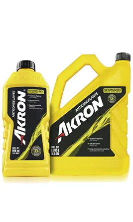ANTICONGELANTE / REFRIGERANTE LISTO PARA USARSE AKRON® AL 33% DE CONCENTRACIÓN.